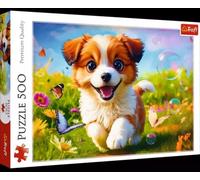 Puzzle 500el Trefl Wesoły Piesek Pud8 - Trefl