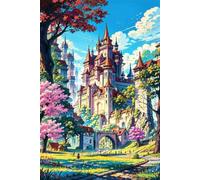 Puzzle 520 pieces for Adults Castle Landscape, Puzzles for Adults, Fun & Challenging 520 Piece Jigsaw Puzzles Gift for Adults & Families