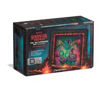 Clementoni Stranger Things Metamorphic Art with LED Light: 520-Piece puzzle, Colour-Changing Scene with Eleven, Friends and the Mind Flayer