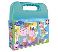 Puzzle 6 + 9 + 12 + 16 Pcs Peppa Pig Jigsaw