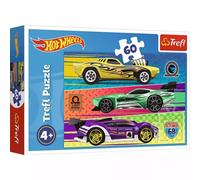 Puzzle 60 elementów. Hot Wheels Wyscig - Trefl