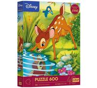 Trefl - Trefl: 40th Anniversary Disney, Bambi - Puzzle 600 Pieces - DIY Puzzle with Characters from Classic Disney Animated Films, for Adults and Children Aged 14+