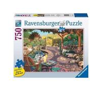 Puzzle 750Pcs Beautiful Backyard Ravensburger Puzzle Top Quality