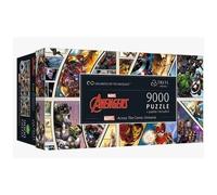 Trefl Prime - Puzzle UFT: Marvel - Across The Comic Universe - 9000 Pieces, Large Puzzle, Thickest Cardboard, Organic, EKO, Collage with Superheroes, Entertainment for Adults and Children from 12