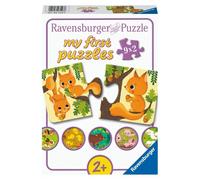 Ravensburger Kinderpuzzle - Tiere und ihre Kinder - 9x2 Teile my first Puzzle fü