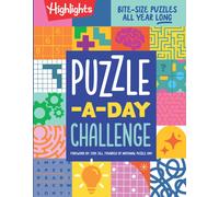 Puzzle-a-Day Challenge: Bite-Size Puzzles All Year Long : Bite Size Puzzles All Year Long, Variety Puzzle Book with Word Searches, Brain Teasers, Mazes and More