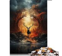 Puzzle Adult 1000 Piece Jigsaw Puzzle wilderness Wooden Jigsaw Puzzles for Adults Kids Age 12+ Brain Teaser Puzzle Size: 50x75cm