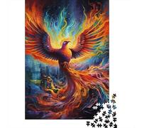Puzzle Adult 1000 Piece Psychedelic Phoenix Bird Jigsaw Puzzle Game Wooden Jigsaw Puzzle Teenagers And Fun Puzzles Games 1000pcs (75x50cm)