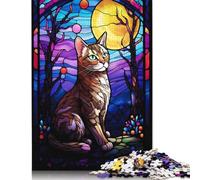 Puzzle Adult 500 Piece American Short Hair Abstra Jigsaw Puzzle Game Wooden Jigsaw Puzzle Teenagers And Fun Puzzles Games 500pcs (52x38cm)