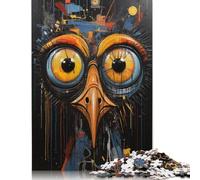 Puzzle Adult 500 Piece Colorful Acrylic Bird Jigsaw Puzzle Game Wooden Jigsaw Puzzle Teenagers And Fun Puzzles Games 500pcs (52x38cm)