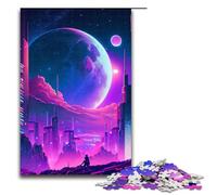 Puzzle Adult Gorgeous City Jigsaws 1000 Pieces Wooden Jigsaw for Kids Age 12 Years Up Challenging Game 1000 PCS(75x50cm)