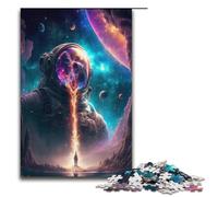 Puzzle Adult Gorgeous Planet Jigsaws 1000 Pieces Wooden Jigsaw for Kids Age 12 Years Up Challenging Game 1000 PCS(38x26cm)