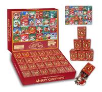 Puzzle Advent Calendar Christmas Jigsaw Puzzle Christmas Cottage Jigsaw Countdown Calendar 1008 Pieces Advent Calendar Puzzle 2025 for Adult, Christmas Decorations Gift