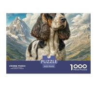 Puzzle Afghan Hound 1000 Piece Jigsaw Challenge Toy Animal Theme Decoration Puzzle Ladies' Gifts for Kids And Adults 70x50cm/1000pcs