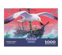 Puzzle Albatross 1000 Piece Challenge Game for Adults,Nautical Adventure Impossible Jigsaw Puzzles 1000 Piece Educational Game Home Decoration 70x50cm/1000pcs