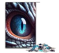 Puzzle Angry Dragon Eye 1000 Piece Jigsaw Wooden for Adults & Kids Age 14 Up Family Fun Puzzle 75x50cm
