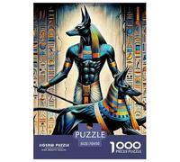 Puzzle Anubis 1000 Piece Puzzles for Adults Challenge Toy Ancient Egypt Decoration Puzzle Ladies' Gifts for Both Adults And Children 70x50cm/1000pcs