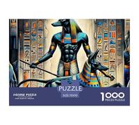 Puzzle Anubis 1000 Pieces Puzzles for Adults Puzzle Games Ancient Egypt Home Decoration Gifts for Men for Kids And Adults 70x50cm/1000pcs