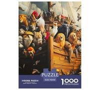 Puzzle Ark 1000 Piece for Adults Jigsaw Educational Games Salvation Ship Gifts for Men Decoration Puzzle 70x50cm/1000pcs