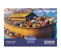 Puzzle Ark 1000 Pieces Puzzles for Adults 100% Recycled Cardboard Salvation Ship Ladies' Gifts Decoration Puzzle 70x50cm/1000pcs