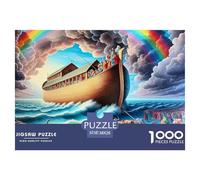 Puzzle Ark 1000 Pieces Puzzles for Adults Puzzle Games Salvation Ship Decoration Puzzle Ladies' Gifts for Both Adults And Children 38x26cm/1000pcs