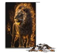Puzzle Art Colourful Lions 1000 Piece Jigsaw Paper for Adults & Kids Age 14 Up Family Fun Puzzle 1000PCS(38x26cm)