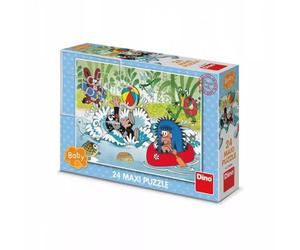 Puzzle baby 24 duże elementy Czeski Krecik dla dzieci 2+ idealne - Dino