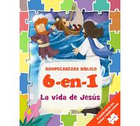 Puzzle Bíblico 6 En 1 Para Niños (Edades 3-5) Actividades E Historias Bíblicas: Book + 6 Puzzle (Rompecabezas Bíblico 6 En 1/ 6 -in- 1 Puzzle Bible Book)