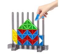 Puzzle Blocks - Stackable Educational Toys 3D Bright Colors - Stacking Blocks for Learning | For Boys Girls From 3 Years Home School Classroom Kindergarten Playroom