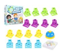 Puzzle Blocks Toy,Brain Teaser Stacking Puzzle Building Toy | Exquisite Parents Kids Interaction Board Game for Thanksgiving Birthday for Early Development