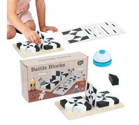 Puzzle Blocks - Wooden Logic Thinking Game - Interactive Logic Game,For Kids Home School Playroom Car Travel Party Family Evenings Birthday Gift