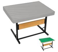 Puzzle Board Cover，Dustproof Jigsaw Table Protective Covers with Storage Bag,Waterproof Tilting Puzzle Tables Protection with Drawstring(Size:210D：92*69*20cm,Color:Grey)