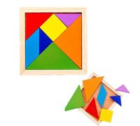 Puzzle Board Games, Early Education Colorful Matching Geometry Game, Wooden Learning Logic Puzzle Toy For School Travel Apartment Vacation Outgoing Camping Christmas Birthday