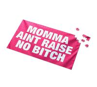 Puzzle Board Momma Ain'T Raise No Bitch Flag Picture Puzzle Outfoxed Game For Kids Easter Gifts(500PCS)