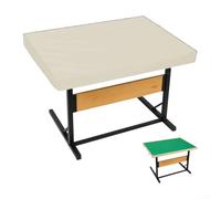 Puzzle Board Waterproof Cover Designed for 1500 Pieces Jigsaw Puzzles with Storage Drawers, Keeps Pieces Secure and Clean (beige 92 * 69 * 20cm)