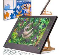 Puzzle Board with Magic Non-Slip Fabric Surface, Tilting Design for Jigsaw Assembly