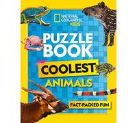 Puzzle Book Coolest Animals : Brain-Tickling Quizzes, Sudokus, Crosswords and Wordsearches