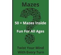 Puzzle Book for Brain Training: 50+ Square Grid Mazes with Solutions | Fun Brain Games for Adults, Kids, Teens | Stress Relief, Relaxation & Problem-Solving Activity Book