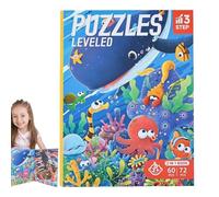 Puzzle Book, Magnetic Travel Puzzle, Kids Learning Game, Educational And Engaging Design, Interactive And Fun To Play, 28.5x21.5x1cm, Ideal For Boys And Girls