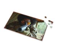Puzzle Books For Adults Camouflaged Soldier Aims Through Scope In Jungle Setting Picture Puzzle Spot It Game For Kids Puzzles For Kids Ages 4-6(500PCS)