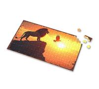 Puzzle Books For Adults Sunset Majesty: Lion And Eagle On The Horizon Picture Puzzle Puzzles 500 Pieces Jigsaw(300PCS)