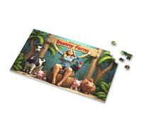 Puzzle Books For Adults Welcome To Bunny Farm: A Day With Cute Animals Picture Puzzle Spot It Game For Kids Puzzles For Kids Ages 4-6(300PCS)