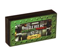 Constantin Puzzle Box Level #2, Brain Teasers for Teens Adults Kids Boys Girls Wooden Puzzle Box, Challenging to solve puzzle
