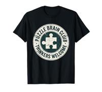 Puzzle Brain Club Thinkers Welcome Jigsaw Solver T-Shirt