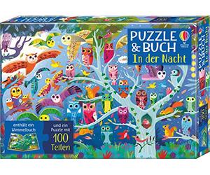 Puzzle & Buch: In der Nacht