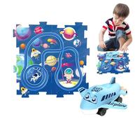 Puzzle Car Track Toy, Car Puzzle Play Set, Educational Rail Vehicle Building Game, Race Vehicle Games For Early Development