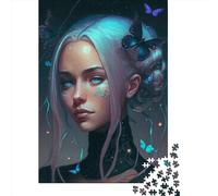 Puzzle Charming Girl 500 Piece Jigsaw Puzzle for Adults And Wooden Jigsaw Puzzles Suitable for Adults And Teens 18+ Gift For Birthdays 500pcs (52x38cm)