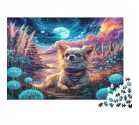 Puzzle Chihuahua by Glowing Dandelions Jigsaw for Adults 1000 Piece, Pet, Challenging for The Whole Family & Women, Gifts for Men 52x38cm/1000pcs