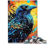 Puzzle crow Jigsaw Puzzles for Adults 1000 Piece Wood Jigsaw for adults & kids Home Art Decor Size: 50x75cm