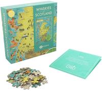 Puzzle Cru Whiskies of Scotland Jigsaw Map | 500 Piece | Great Gift Idea